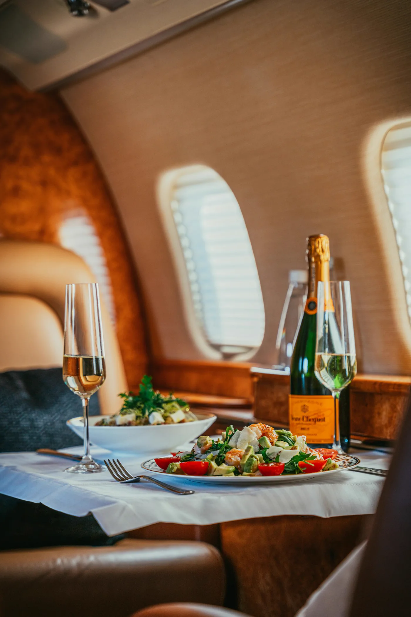 Fine dining on board