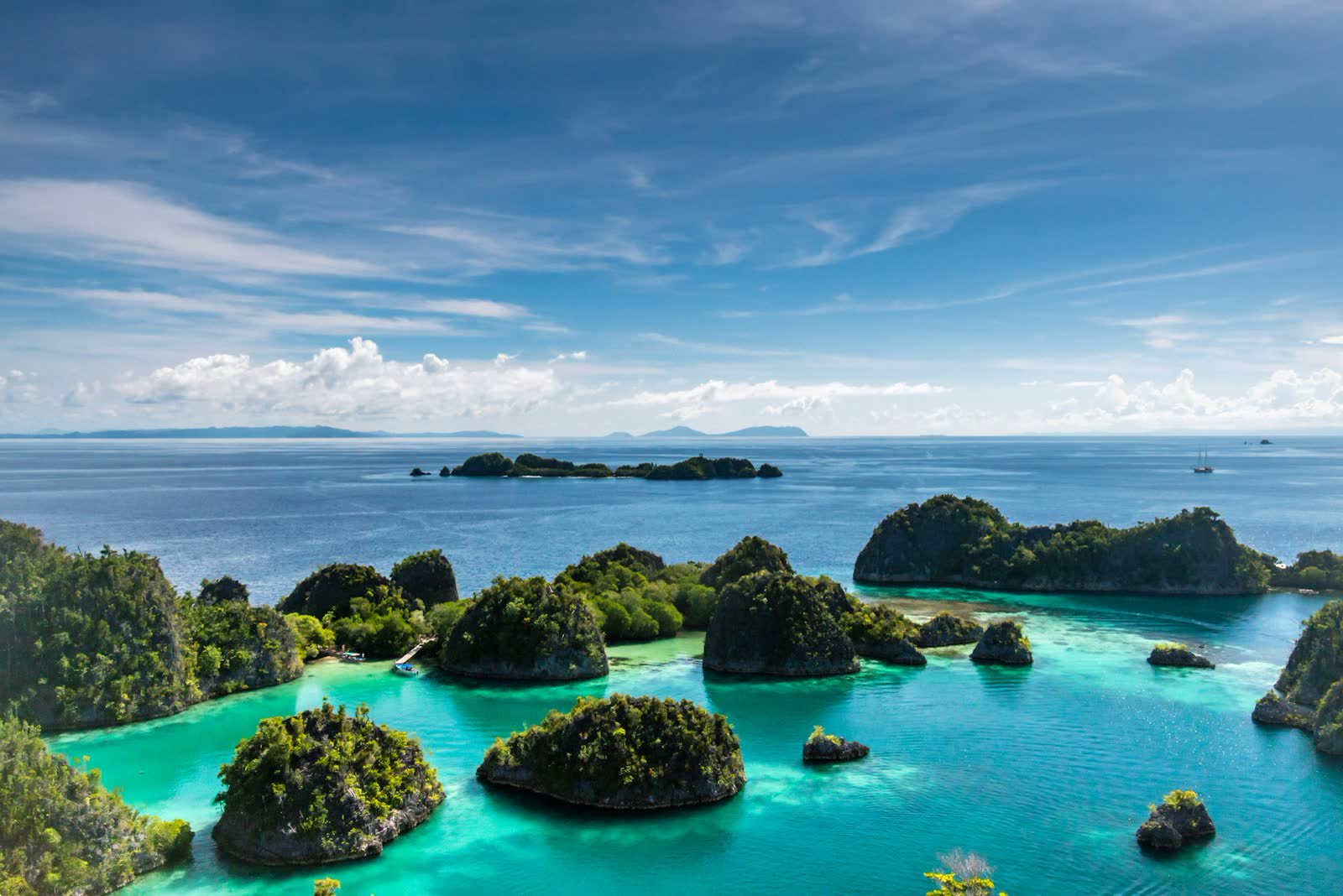 The karst islands of Raja Ampat, Indonesia